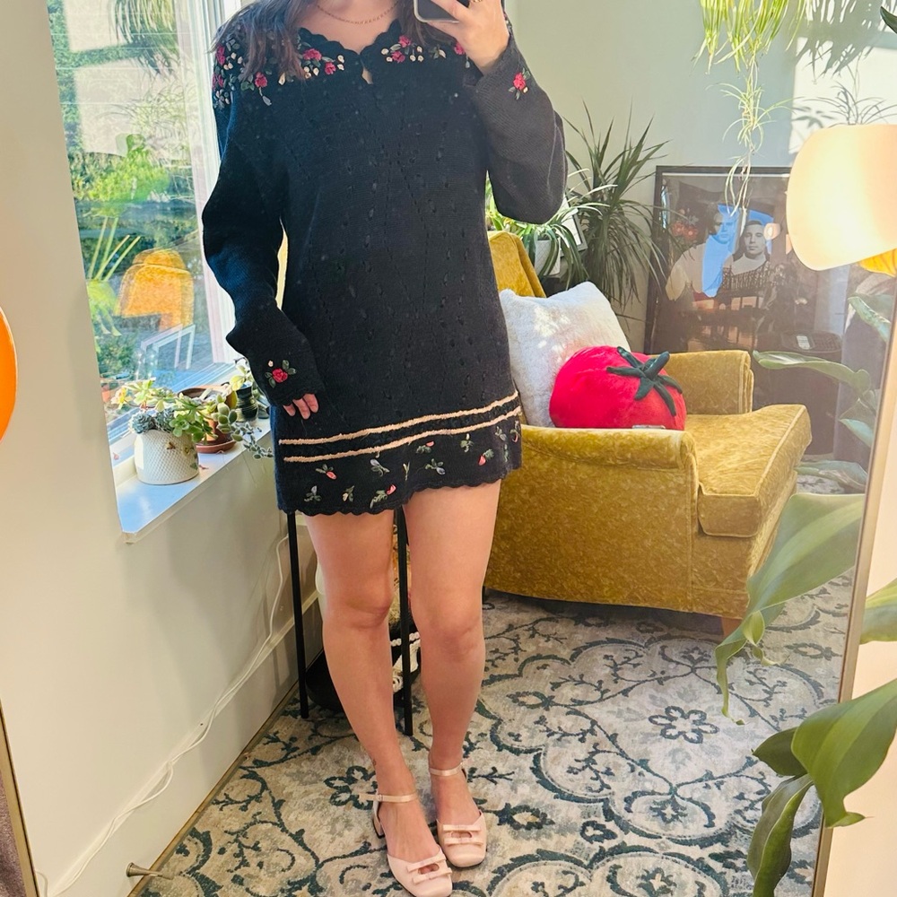 Vintage sweater dress